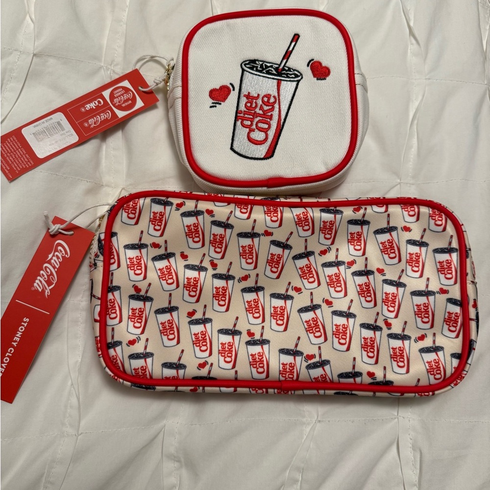 Stoney Clover Lane x Diet Coke mini & small pouch